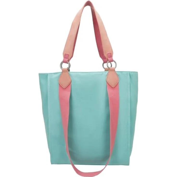 Fritzi aus Preußen Izzy02, Canvas Shopper Tasche mit 100% Baumwolle, 32 cm x 11 cm x 38.5 cm, blau – Bild 6