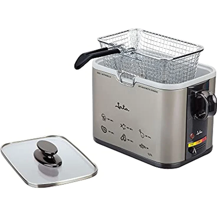 Jata FR326E Fritteuse, Metall, 1,5 Liter Fassungsvermögen, 1000 Watt – Bild 2