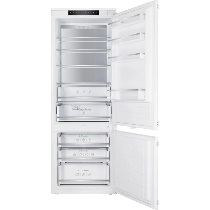 Amica EKGCS 389 200, Einbau-Kühl-Gefrierkombination mit Schlepptür-Technik, 341 l Gesamtinhalt, NoFrost, elektronische Steuerung, weiß