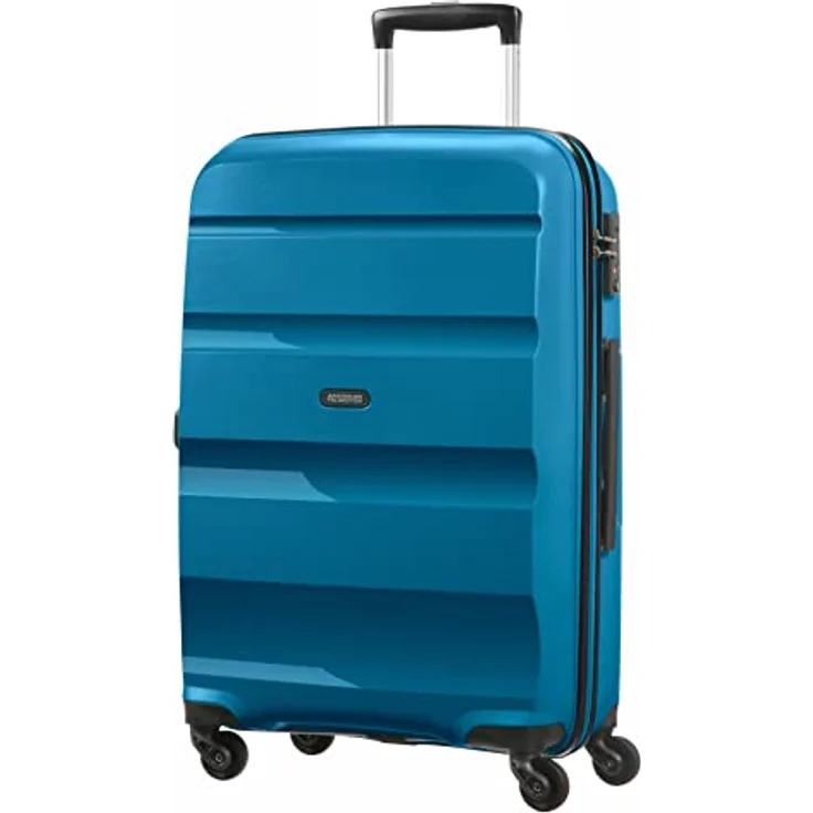 American Tourister Bon Air - Spinner M, Koffer, 66 cm, 57.5 L, Blau (Seaport Blue) – Bild 1