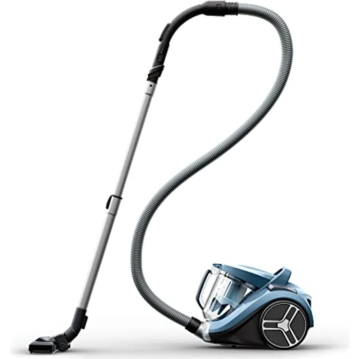 Rowenta RO4B11 Compact Power XXL beutelloser Bodenstaubsauger | 900 Watt | 3-stufiges Filtersystem | XXL Fassungsvermögen | kompakt | 8,80 m Reinigungsradius | Blau – Bild 3