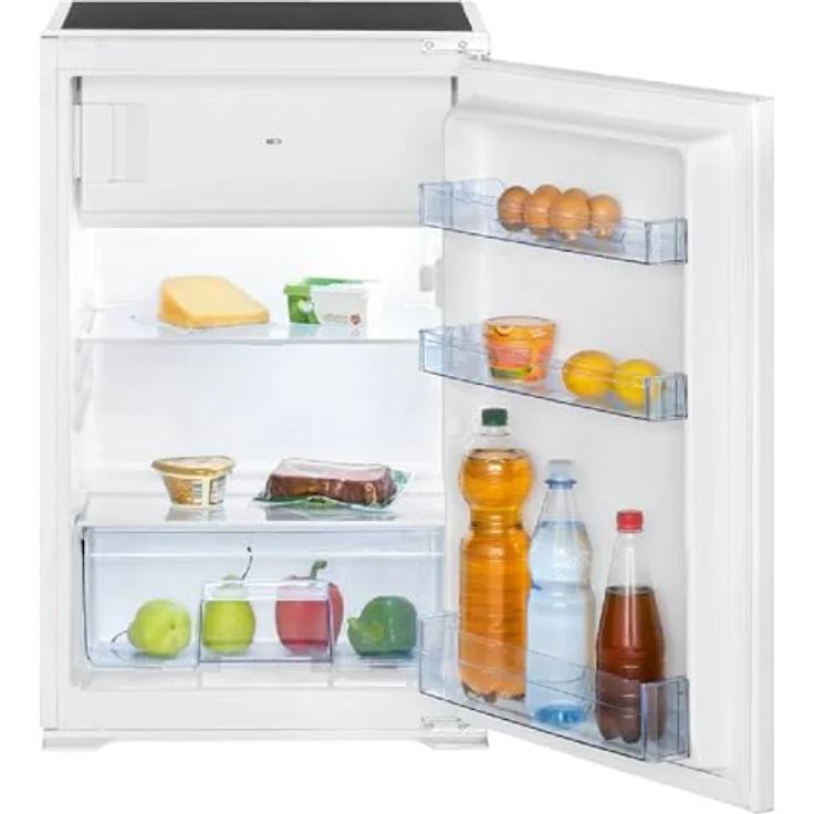 Bomann® KSE 7810 Einbaukühlschrank mit Gefrierfach, 118 Liter, Abtauautomatik, Schlepptürausführung, wechselbarer Türanschlag – Bild 1