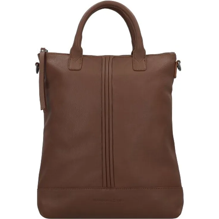 Harbour 2nd Just Pure Agnes Handtasche, 100% Leder, 34 cm, braun