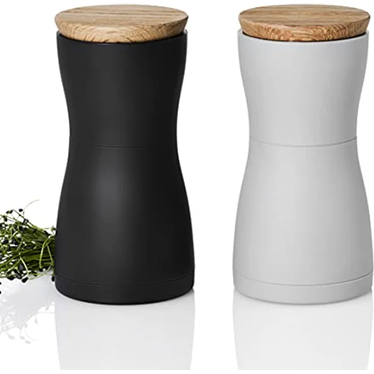 Adhoc Set Pfeffer- und Salzmühle TWIN - hocheffiziente Keramikmahlwerk CeraCut – Bild 2
