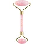 Rosental Organics Rose Quartz Roller, Gesichtsmassagegerät aus 100% natürlichen Rosenquarz