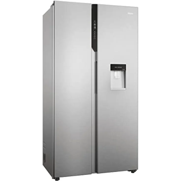 Haier SBS 90 SERIE 5 HSR5918DWMP Kühl-Gefrierkombination/Side by Side/Sparsam: Energieeffizienzklasse D/Wasserdispenser mit Tank/XL-Slim Line/Multi-Airflow-System/Total NoFrost/Edelstahl – Bild 4