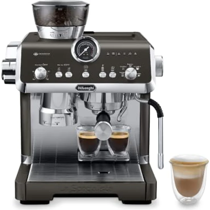De'Longhi Espressomaschine La Specialista Opera Cold Brew EC9555.BK, Premium Siebträgermaschine mit Smart Tamping Station, 15 Mahlstufen und Edelstahl Milchkännchen, schwarz – Bild 3