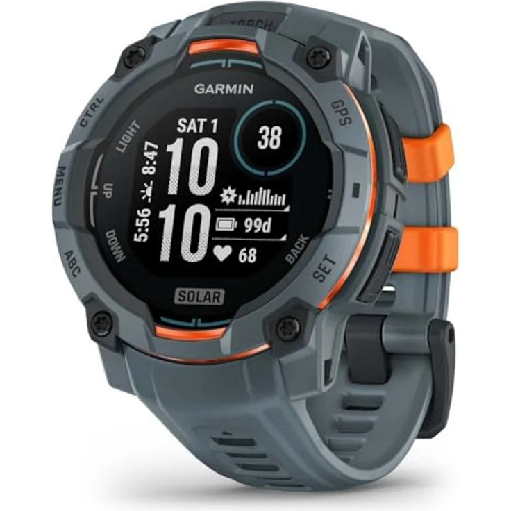 Garmin Instinct 3 45 Mm Solar Watch One Size, Grey / grey – Bild 1