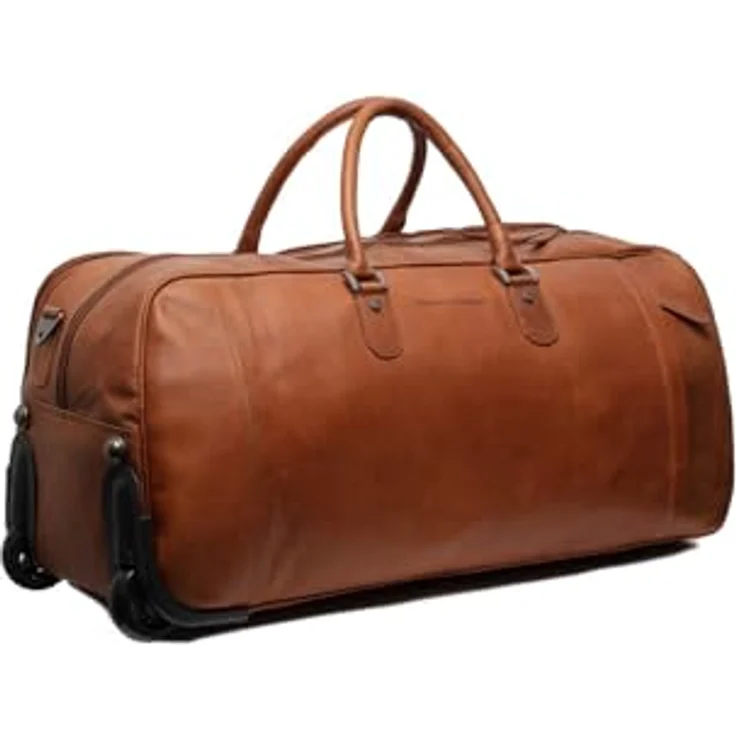 The Chesterfield Brand Wax Pull Up, 2 Rollen Reisetasche aus 100% Leder, 60 cm, braun – Bild 7