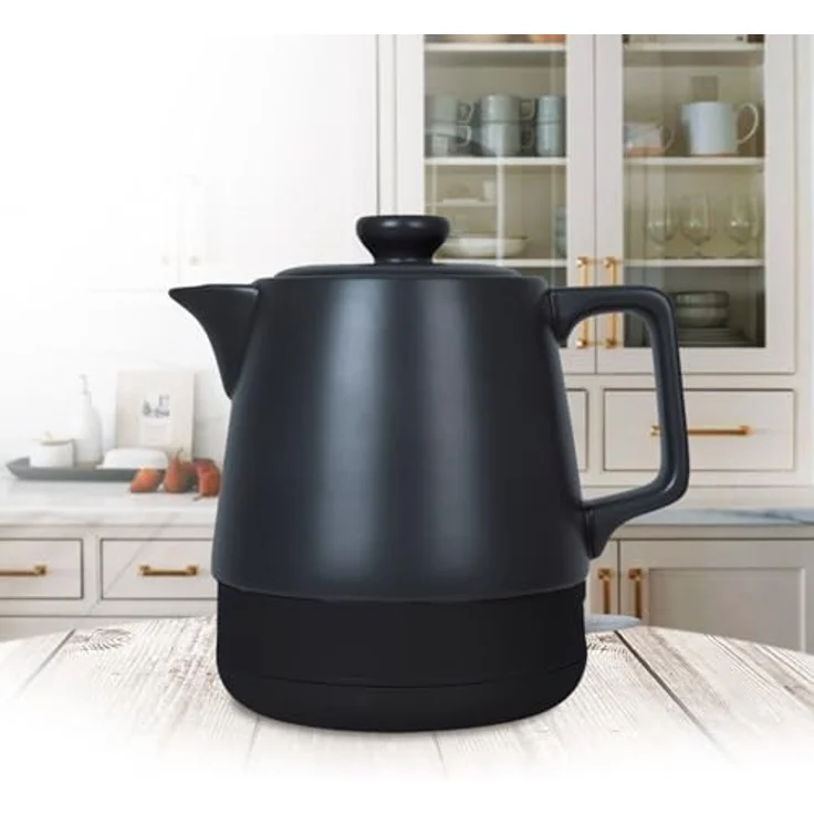 Feel Maestro MR-071-BLACK, Keramik-Wasserkocher 1 L, 1200 W, schwarz mit interner Füllstandsanzeige – Bild 2
