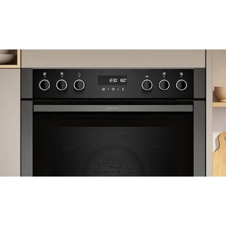 Neff N 50 Einbau-Herd 60 x 60 cm Pyrolyse und EasyClean, Graphite-Grey E2ACH7AG4 – Bild 3
