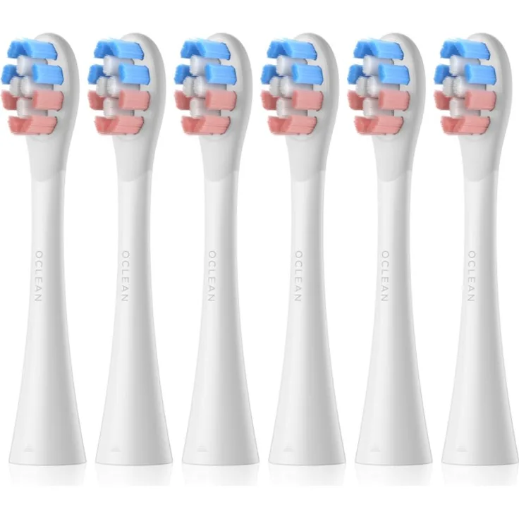 Oclean Kids Extra Soft P3K1, Ersatzköpfe für Kinderzahnbürsten, 6er Pack mit sehr weichen Borsten