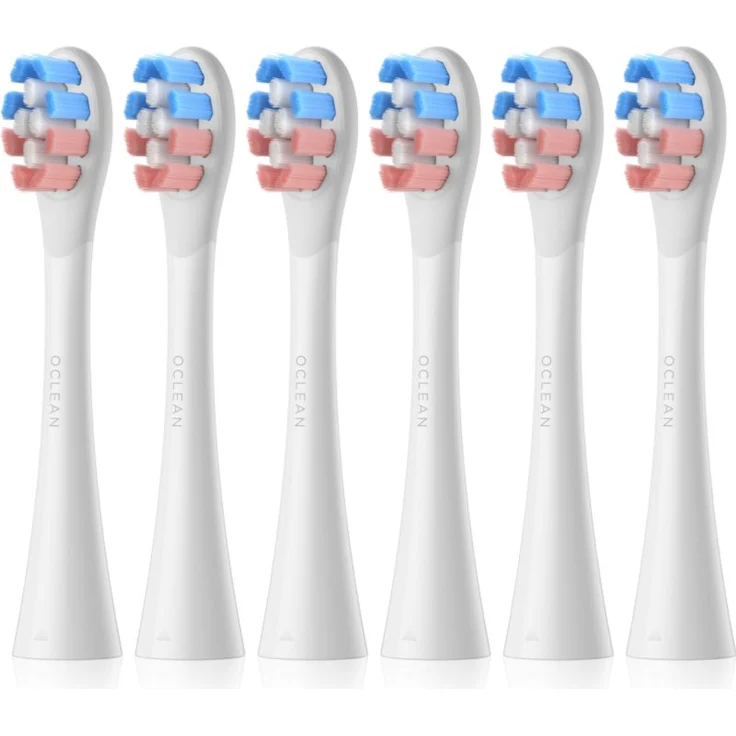 Oclean Kids Extra Soft P3K1, Ersatzköpfe für Kinderzahnbürsten, 6er Pack mit sehr weichen Borsten