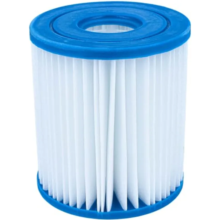 vhbw Filterkartusche kompatibel mit Intex 28201EH, 28602, 28601, 28601EG, Wasserfilter mit hoher Filterfeinheit, Blau Weiß