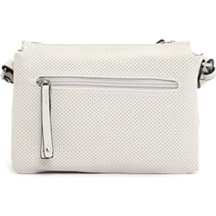 SURI FREY Umhängetasche SFY Romy, für Damen - Vegane Feinsynthetik, Lasercut-Optik, samtig, Uni-Design, Abmessung 21 x 17 x 8 cm, schwarz – Bild 4