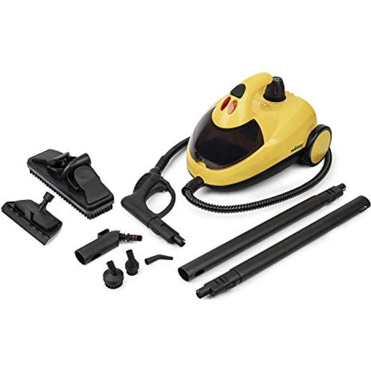 Winkel NVP15 Hochdruck Dampfreiniger - 1,5 L Wassertank - mit Zubehörpaket - 4 bar - 1500 W - gelb-schwarz – Bild 4