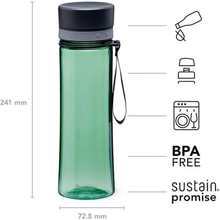 Aladdin Aveo Trinkflasche Basil Green, 0.6 L grün – Bild 5
