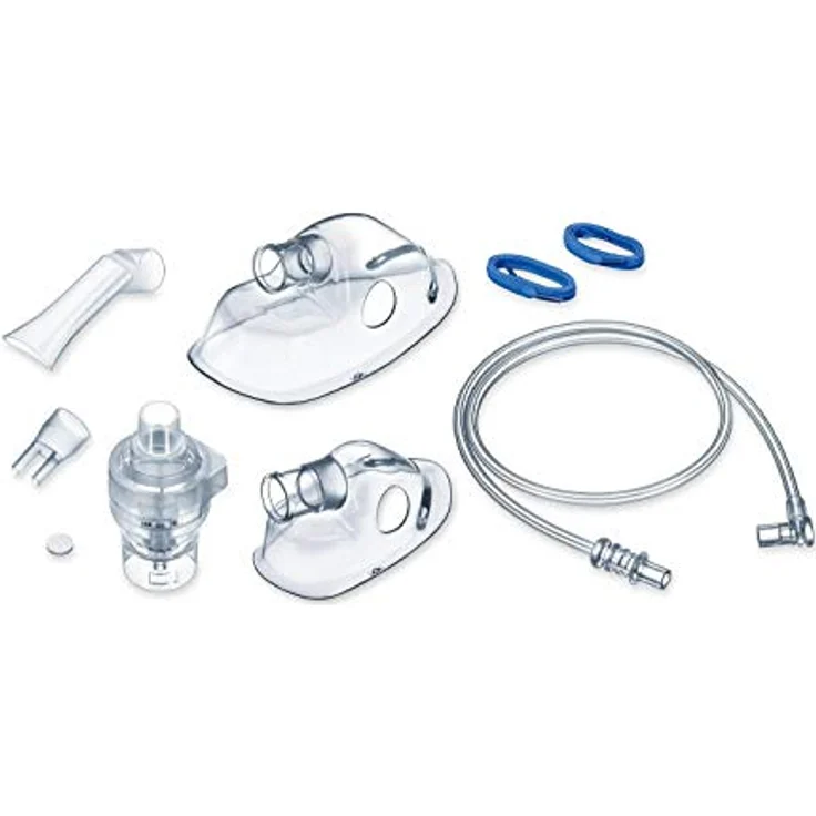 Beurer IH 60 / 58 Yearpack, Zubehör zum Inhalator mit DC-Kompressor-Druckluft-Technologie, desinfektionsfähig, Mund- und Nasenstück, Vernebler – Bild 1