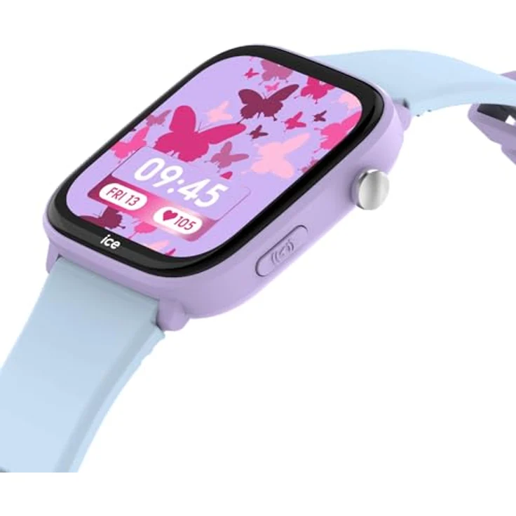 ICE-WATCH Ice smart junior 3.0 FM Purple Soft Blue, geolokalisierbare Uhr für Mädchen mit Silikonarmband, wasserdicht IP68, 1.75 Zoll – Bild 5