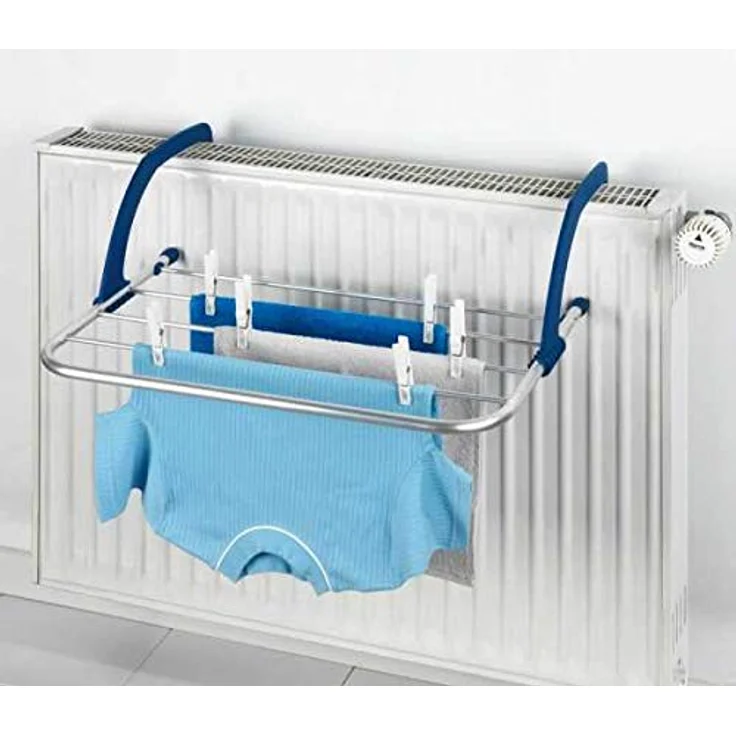 WENKO 63001100 Balkonwäschetrockner Alu, Aluminium, 53.5 x 16 x 34 cm, Aluminium – Bild 3