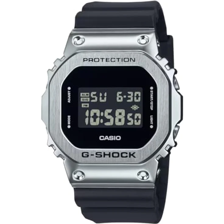 G-SHOCK GM-5600U-1ER, Armbanduhr mit 24-Stunden-Anzeige, Stoßfest, 20 ATM wasserdicht, Mineralglas – Bild 1