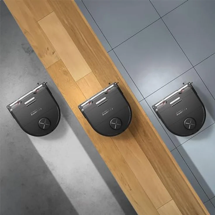 Rowenta Xplorer RR9475WH, Nass-Trocken-Saugroboter mit Elektrobürste, vibrierendem Wischmop und intelligenter Lasernavigation, grau – Bild 5