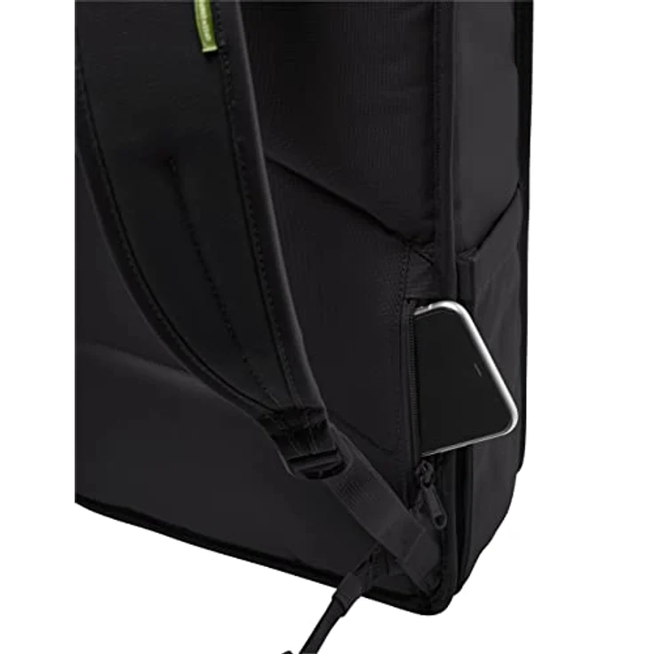 VAUDE Coreway Rolltop 20, Freizeitrucksack mit 15,6 Zoll Laptopfach, gepolsterten Schulterriemen, Schwarz – Bild 6