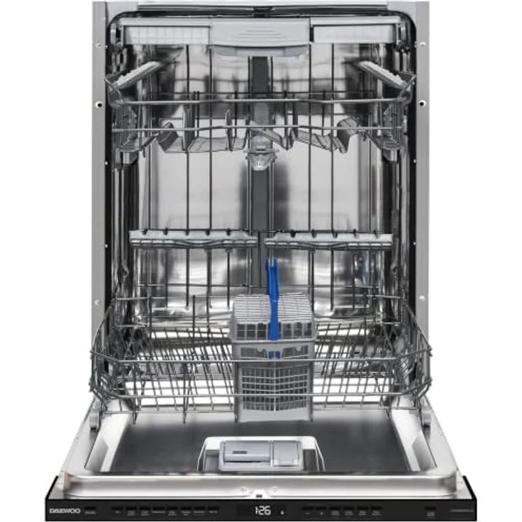 Daewoo DBFS33N49E61-DE Geschirrspüler vollintegrierbar, 60 cm, 16 Gedecke, 9 Programme, AquaStop, Halbbeladung – Bild 2