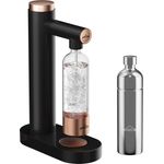 HOMELUX Wassersprudler Sprudelwasser Maschine Mit 1L PET-Flaschen & 1L 316 Edelstahl-Flasche, Soda Maker Water Carbonator, (3-tlg)