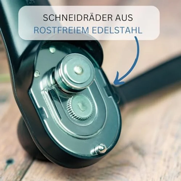 Westmark Sicherheitdosenöffner, Länge: 17,5 cm, Kunststoff-Edelstahl, Klu 2, Schwarz, 10382260 – Bild 4