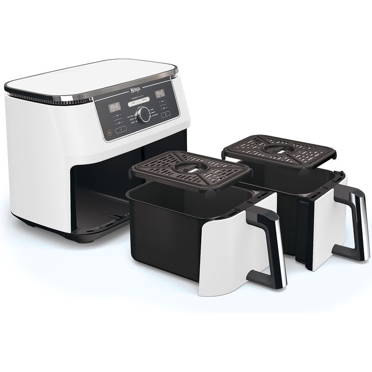 Ninja Foodi Max AF400EUWH weiß Heißluftfritteuse, 9,5 L, Dual Zone, 40–240 °C, spülmaschinengeeignet, antihaftbeschichtet – Bild 5