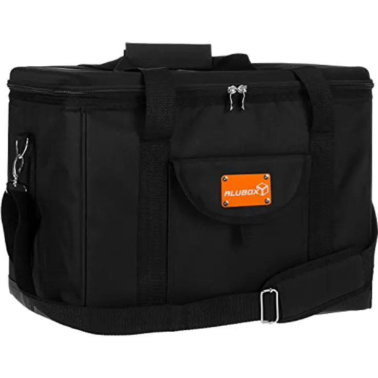 anndora ABX-1886-A2 ALUBOX Picknick, Kühltasche XL, 40L, Polyester, schwarz