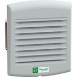 Schneider Electric NSYCVF38M24DPF, Belüftungsventilator mit 38 m³/h Luftdurchsatz, IP54 Schutzart, 24V DC, inkl. Standardfilter