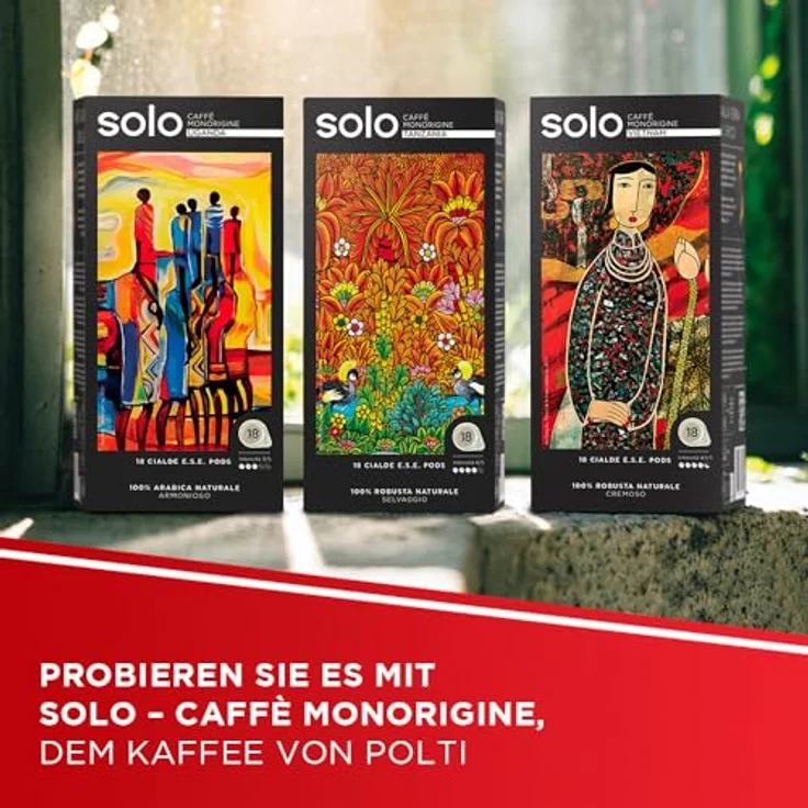 Polti Coffea S15B, Kapselmaschine in Schwarz mit anpassbarer Temperatur und automatischer Kapselauswurf – Bild 9