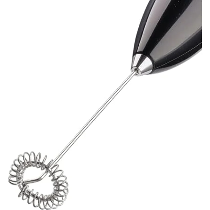 Cilio Milchaufschäumer LATTEFORTE schwarz matt, 16.000 U/min, inkl. Edelstahlständer und Batterien - 103168 – Bild 3