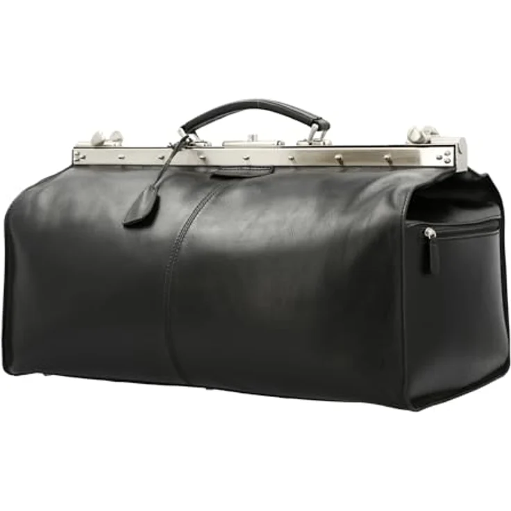 Picard Toscana Weekender Reisetasche, 52 cm, 100% Leder, schwarz – Bild 7