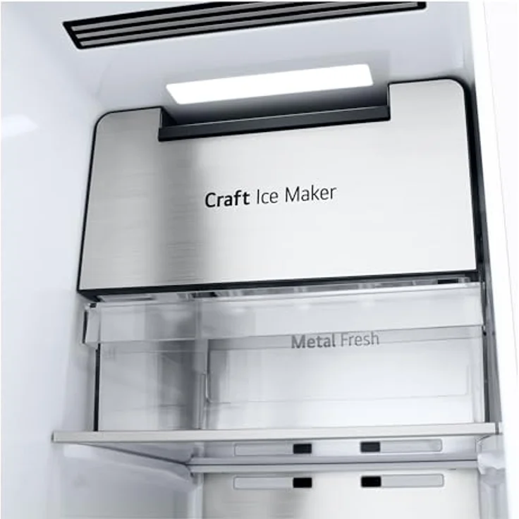 LG GSXE90MBDD Kühl-Gefrier-Kombination, Side-by-Side, 628 Liter, Metal Sorbet, Smart Inverter Compressor®, Door-in-Door® – Bild 17