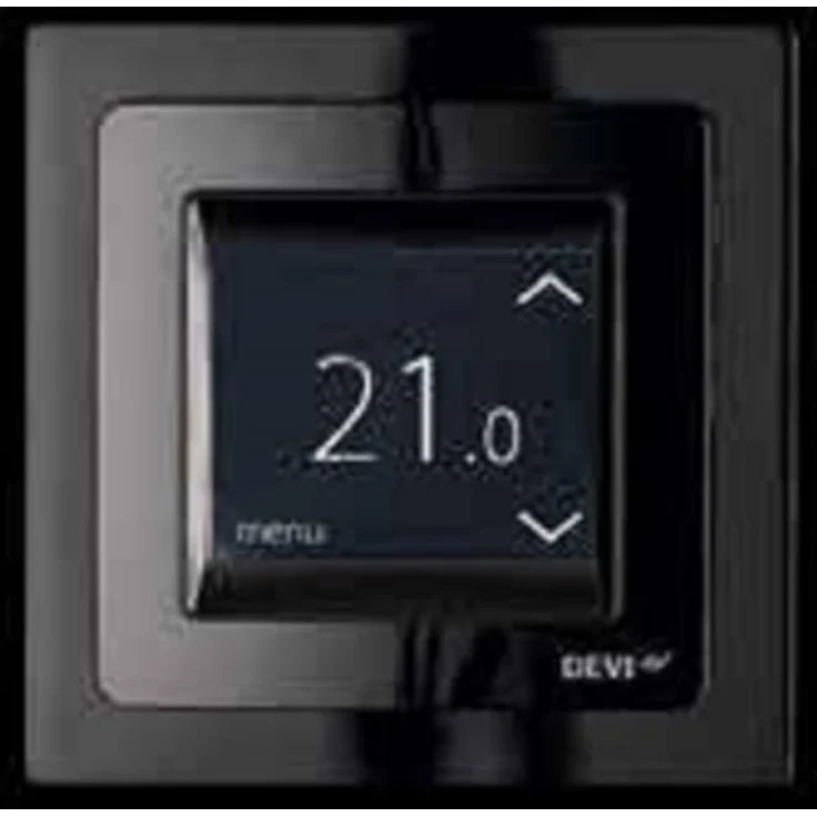 DEVI DEVIreg Touch – Fußbodenheizungsthermostat mit Touchscreen, schwarz – Bild 2