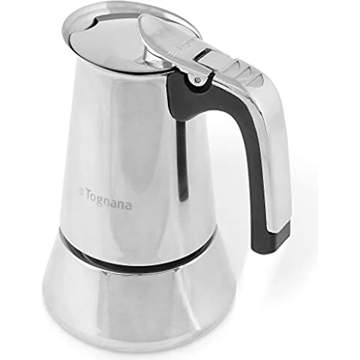 Tognana Riflex Induction Kaffeebereiter 4 Tassen, Edelstahl, Silber – Bild 4
