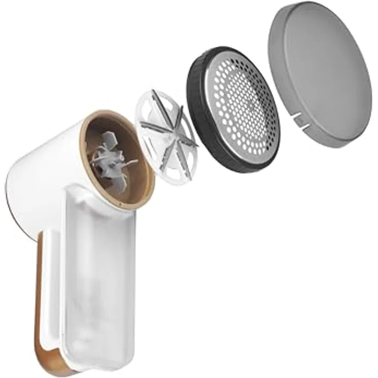 LTC Fusselrasierer LXB95, kabellos mit LED-Display, 3 Geschwindigkeitsstufen, Weiß und Gold – Bild 4