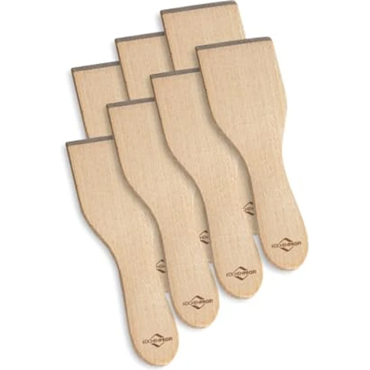 Küchenprofi Raclette-Schaber 8er Set, Holz, ergonomisch und langlebig – Bild 1