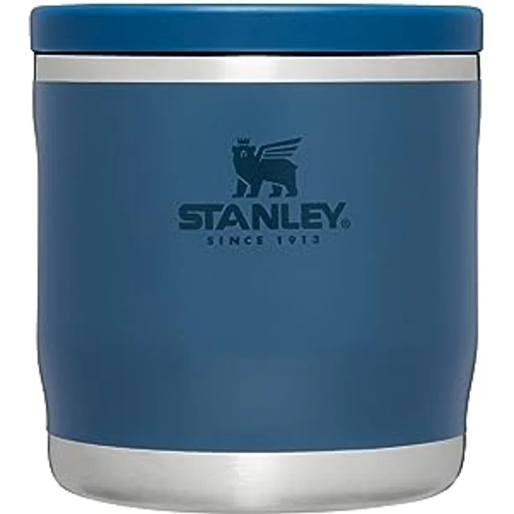 Stanley 1913 Adventure To-Go Food Jar, doppelwandige vakuumisolierte Lunchbox, 0,35 l, blau – Bild 1