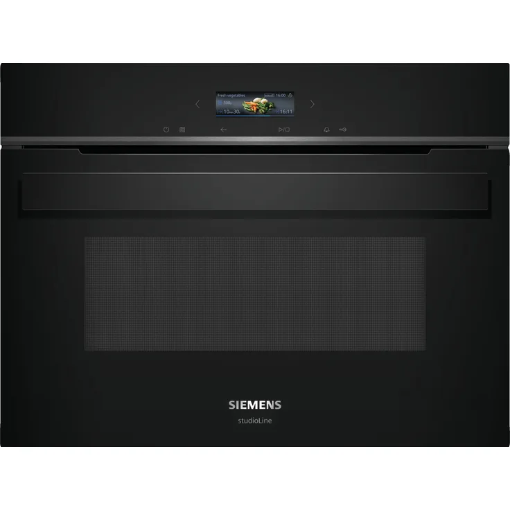 Siemens iQ700 CE932GXB1, Einbau-Mikrowelle 60 x 45 cm, Schwarz, Edelstahl, mit 5 Jahren Garantie