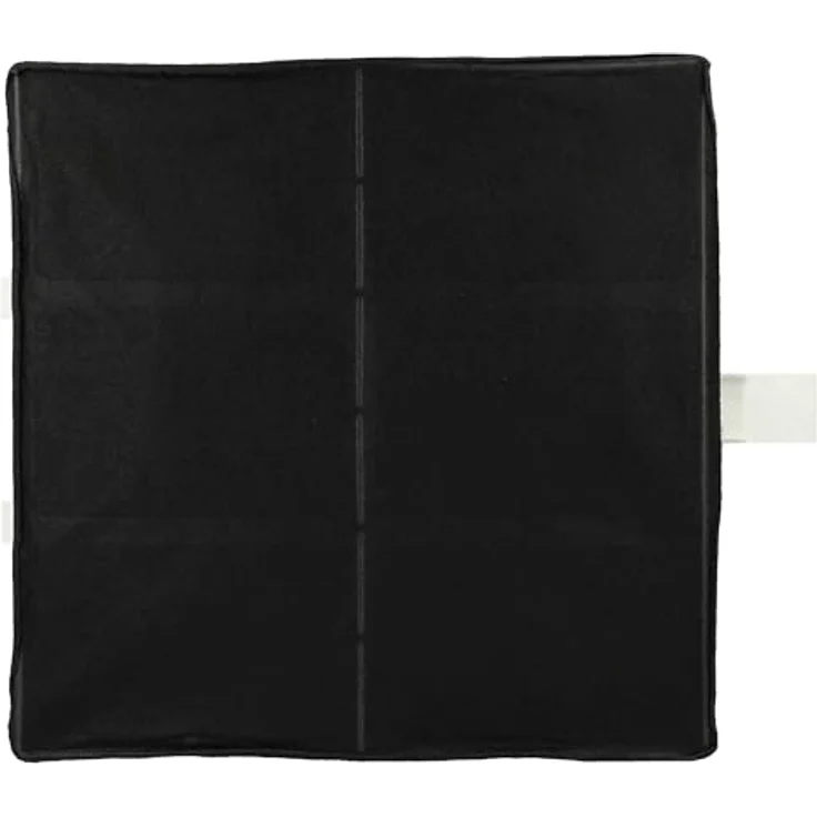 vhbw 4x Aktivkohlefilter kompatibel mit Siemens LZ51800, LZ51850, LZ51150, LZ51550, LZ51851, Dunstabzugshaube, 22,2 x 22,2 x 2,4 cm, schwarz/weiß – Bild 2