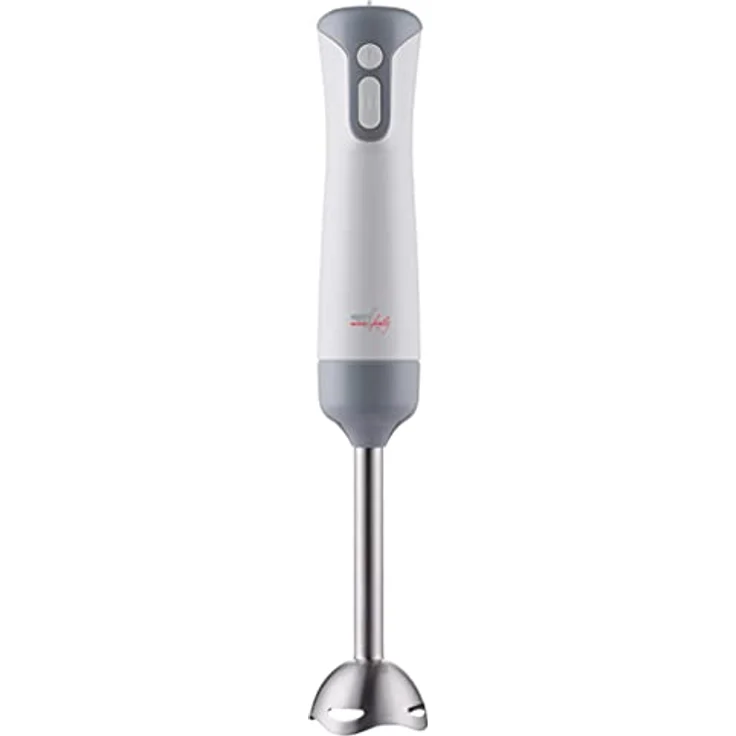 Melchioni Family MIXXXO STEEL Stabmixer mit Stahlfuß 400W, Weiß