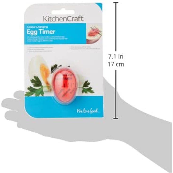 KitchenCraft Eieruhr mit Wechselnden Farben und Hitzeempfindlicher Technologie – Bild 4