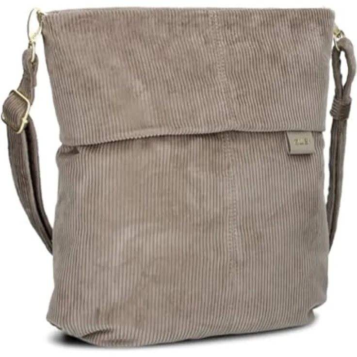 Zwei Mademoiselle.M Schultertasche 31 cm, elegantes Design in Schwarz