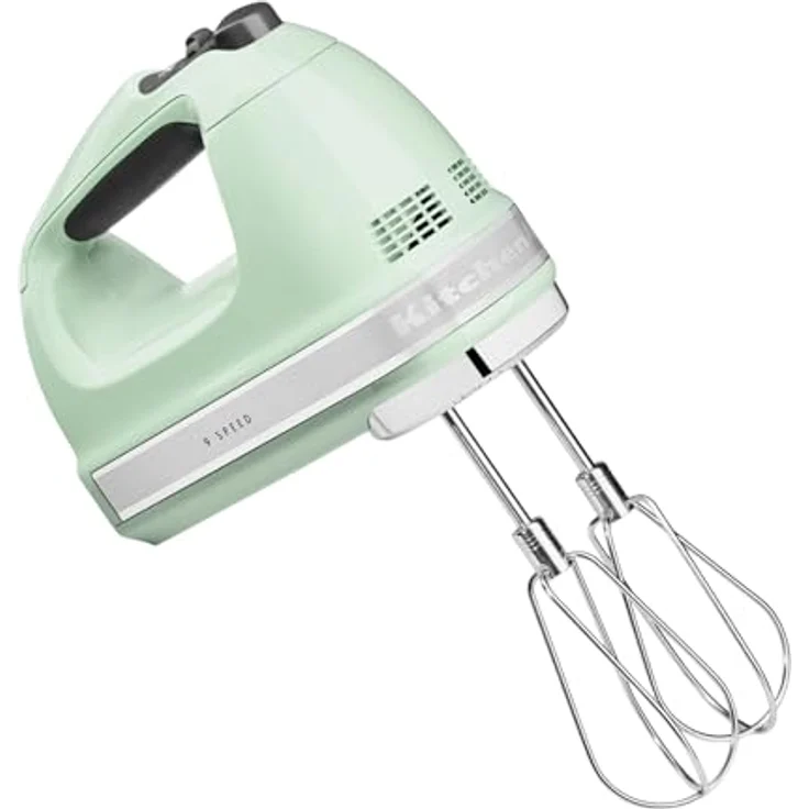 KitchenAid 5KHM9212EPT Handmixer, 85 Watt, 9 Geschwindigkeitsstufen, LED-Anzeige, pistazie – Bild 4
