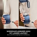 Ninja Blast Max BC251EUNV Standmixer, kabellos mit PowerBlast-Technologie, Farbe: Blau