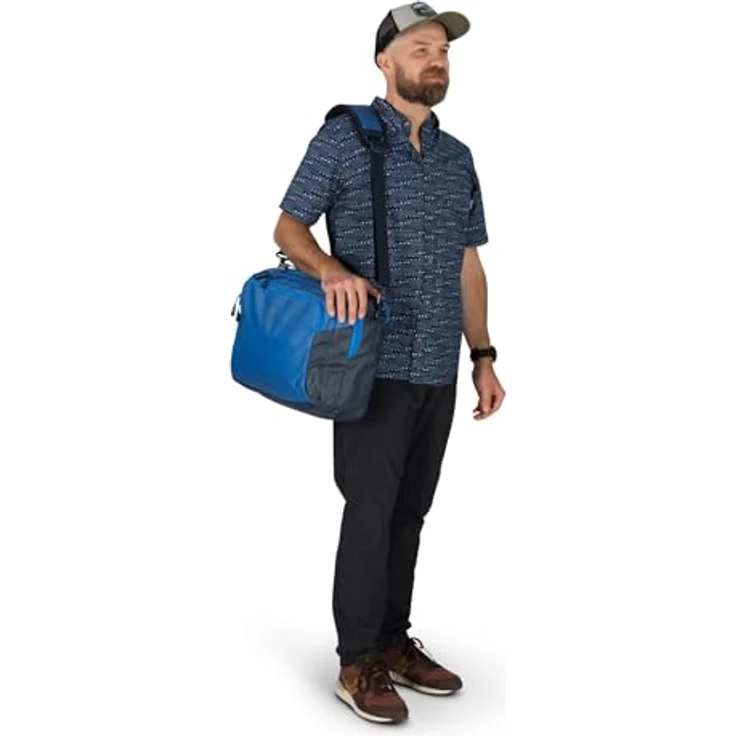 Osprey Transporter Carryon Boarding Bag, 46 cm mit Laptopfach, schwarz (Raven Black) – Bild 10